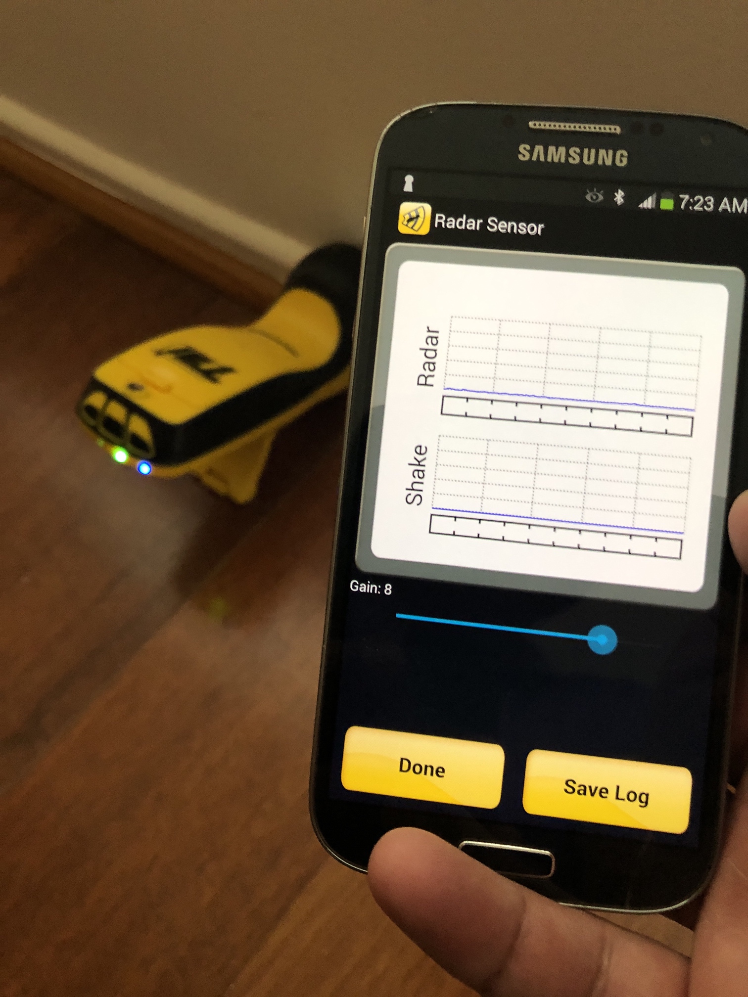 Termatrac motion dection device