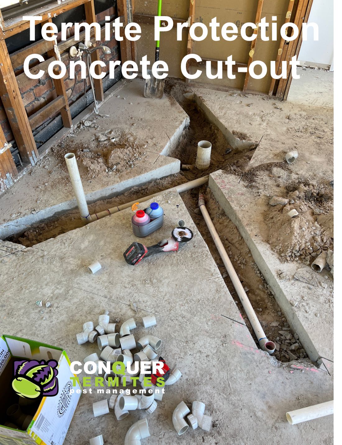 Termite Protection for Concrete Slab Cut-outs - Brisbane